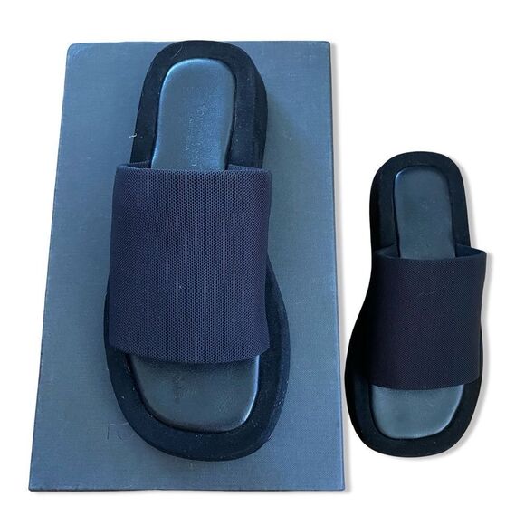 Tony Bianco Isabel black magic slides shoes sandals flats Revolve 6 - Picture 7 of 13